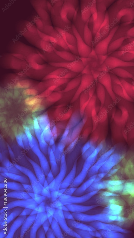 Obraz premium Colorful Abstract Floral or Firework Burst Background