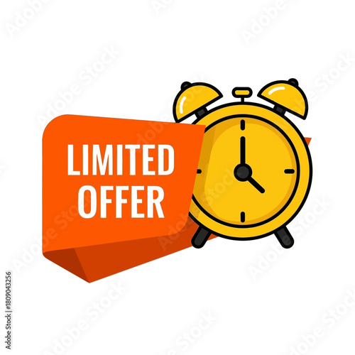 Limited offer alert with alarm clock