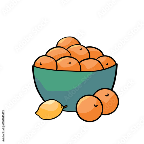 lots of oranges in a large bowl