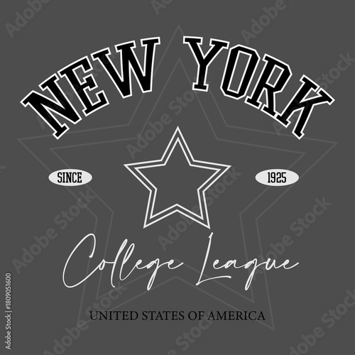 Retro typography university united states state vintage slogan print, 
highlighted grunge texture for graphic t-shirt or sweatshirt hoodie - Vector