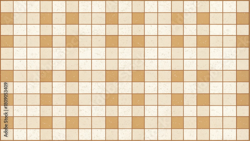 Neutral beige and tan square tile pattern perfect for backgrounds, textures, and design projects needing a warm, earthy, or vintage feel for home or business.