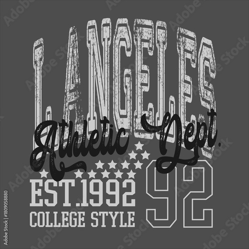 Retro typography university united states state vintage slogan print, 
highlighted grunge texture for graphic t-shirt or sweatshirt hoodie - Vector