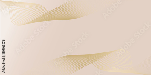 Golden lines pattern background. Luxury gold Line arts wallpaper. Vector illustration. eps 10