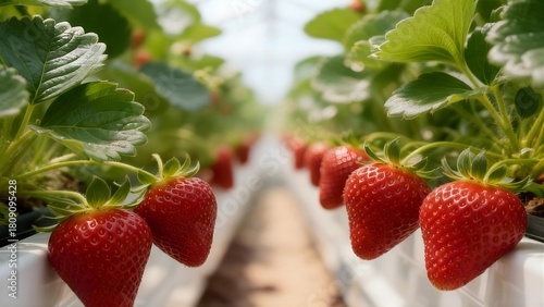 How to Grow Strawberries in a Greenhouse: Complete Guide to Hydroponic Farming for Year-Round Production.