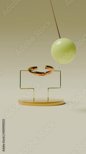 Satisfying Loop 3D animation perpetual