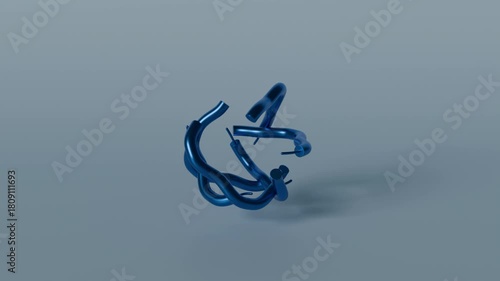 Satisfying Loop 3D animation perpetual