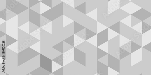 Abstract geometric origami white, gray square cube triangulated. random cube low polygon triangle textile. abstract corporate banner template creative design.	