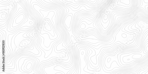 Abstract minimal pattern discovery. vector topo map creative White wave grid stripe line map topography. vector geographic contour mounted map background.	