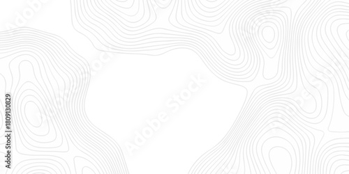 Modern land relief geographic abstract topography map design White background. geometric topographic world grid wave Topographic map geographic line texture.	