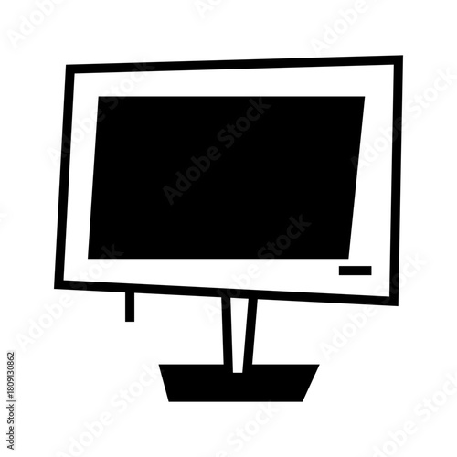 lcd computer monitor technology vector