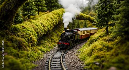 train on the railway