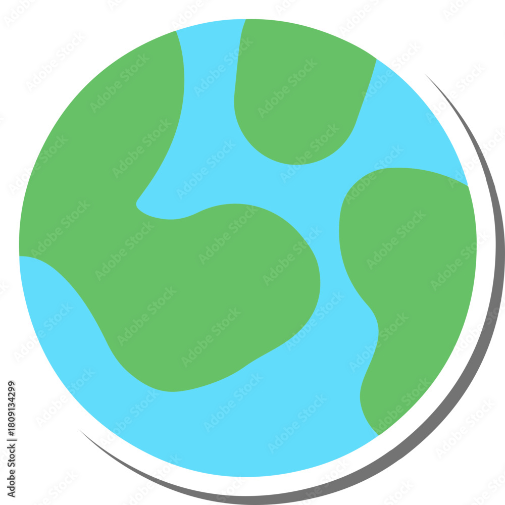 Fototapeta premium Flat Vector Icon Set: Business, Tech, & Digital UI/UX. Modern, Colorful Graphics for Finance, Location, Global Communication, Media, and Security