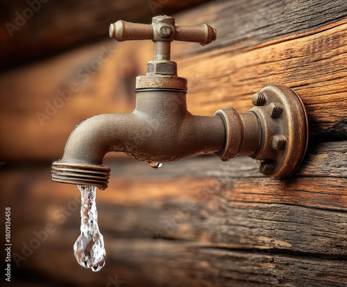 Sauna faucet and water