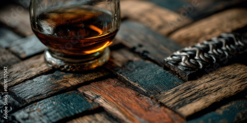 Wine barrel wood texture cl...