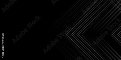 abstract technology communication concept vector background. black vector abstract banner with shape shiny lines with Technology grid wave decorative background for advertising banner.	
