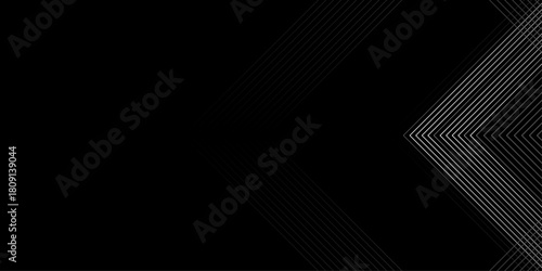 abstract technology communication concept vector background. black vector abstract banner with shape shiny lines with Technology grid wave decorative background for advertising banner.	
