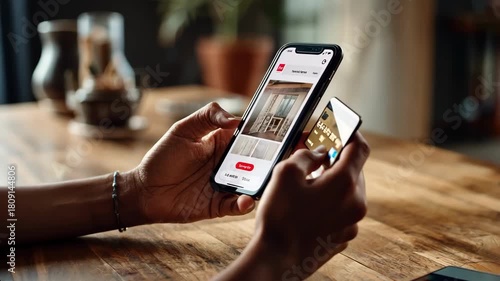 Mobile Checkout: Online Shopping with Smartphone and Credit Card