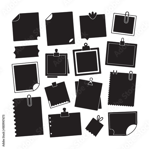 Hand Drawn Doodle Memo Sheet Collection