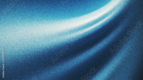 Smooth grainy wave gradient with soft flowing light created from thousands of individual dots. Calm motion filled with depth and subtle noise. Gentle curves blend together in dynamic serene atmosphere
