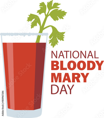 National Bloody Mary Day celebration festive tomato juice and celery