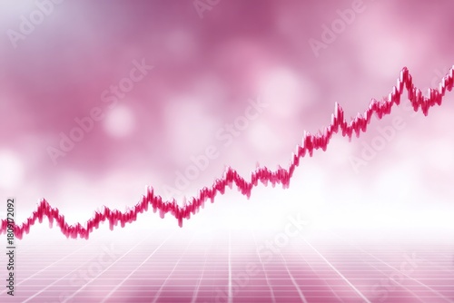 Wallpaper Mural Rising graph, trend, and finance success Torontodigital.ca