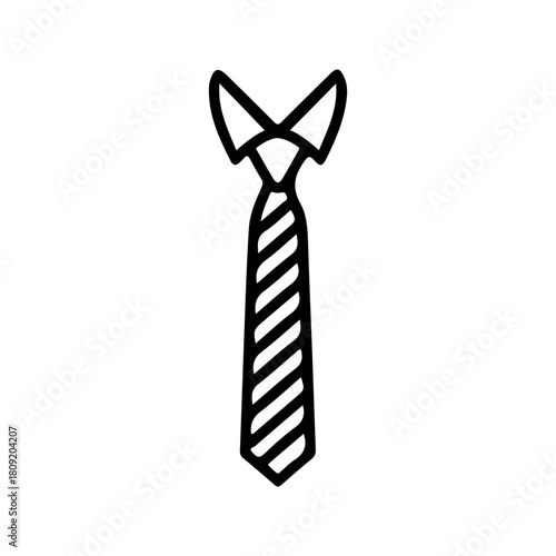Tie icon. Necktie sign. for mobile concept and web design. vector illustration