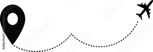 Airplane Travel Route