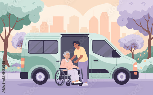 Senior Transportation Service Helping Elderly People Get Around Safely and Independently