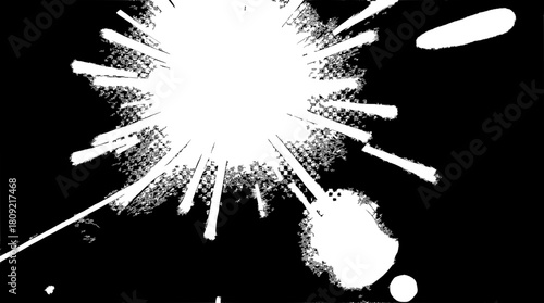 Abstract Sunburst Light Effect, Bright Sunlight Explosion Graphic, Sunburst Flash Illustration. Voctor illustration 

