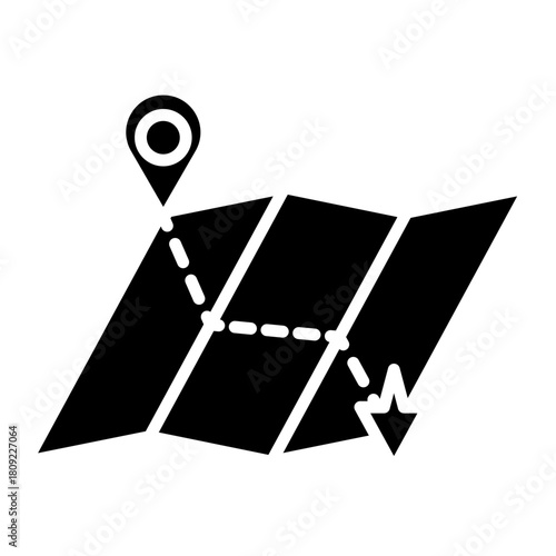 3d Navigation Vector Icon