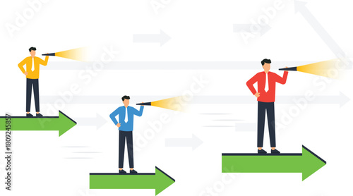 business vision, strategic planning, future goals, corporate direction, market forecast, new opportunity, leadership concept, competitive advantage,