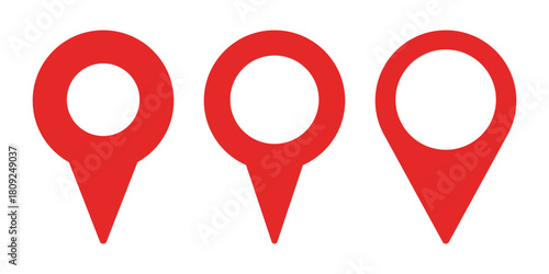 Free Download Map pin. Vector icon set isolated on white background. - GFXLoad