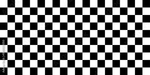 black and white checkered background. Black and white tiles. Abstract background. Geometric background chess pattern for your design.