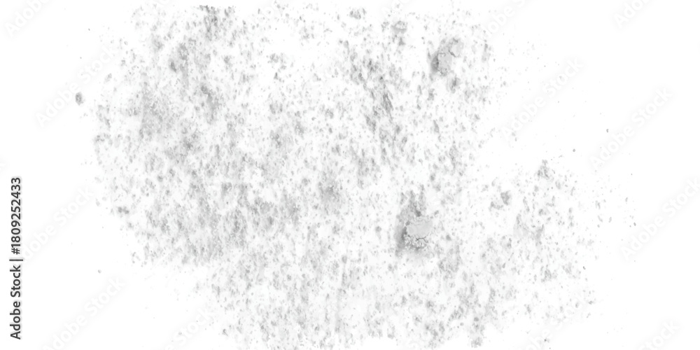 Fototapeta premium cigarette ash isolated on white background, texture. Ash isolated on white background, texture top view