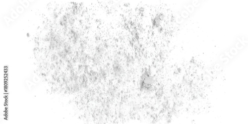 cigarette ash isolated on white background, texture. Ash isolated on white background, texture top view