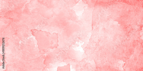 abstract watercolor background. Soft pink watercolor texture with grunge patterns and rose-colored painted surface.