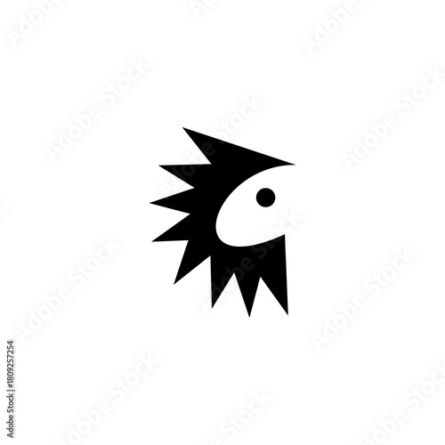 vector illustration of a bird