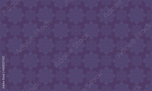 Dark Purple Geometric Mandala Pattern with Subtle Line Detail