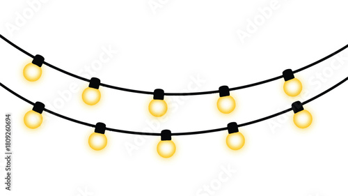 Amber necklace on white background with gold chain and 3D network concept