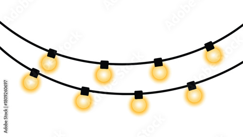 Amber necklace on white background with gold chain and 3D network concept