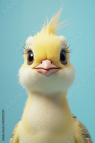 Wallpaper Mural Cute little bird chick looking directly at viewer Torontodigital.ca