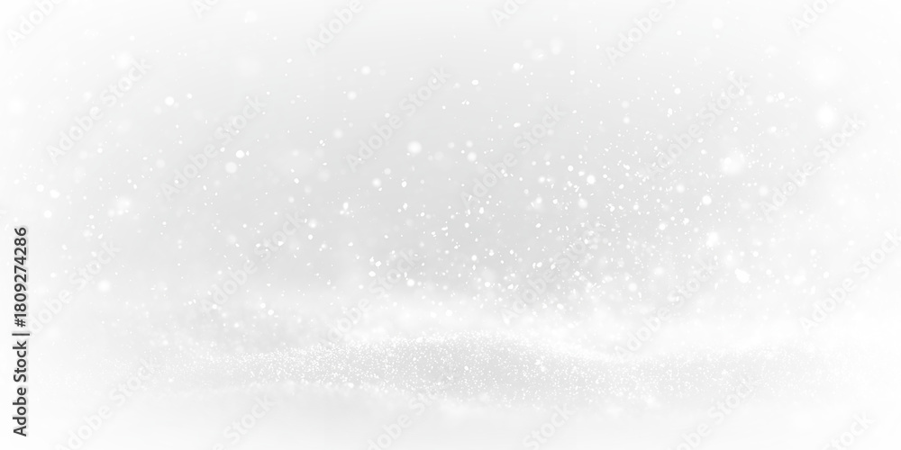 Obraz premium Soft matte snow overlay with falling flakes wide angle transparent texture perfect for digital artwork and compositions