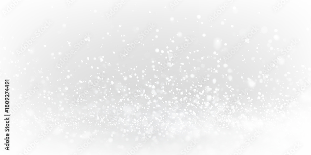 Obraz premium Soft matte snow overlay with falling flakes wide angle transparent texture perfect for digital artwork and compositions