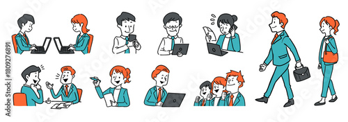 ビジネスイラストセット