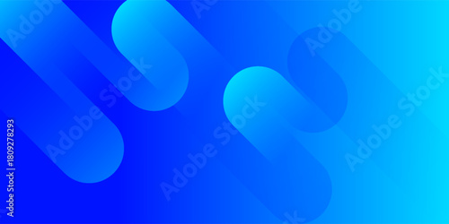 Abstract blue background with diagonal lines. Dynamic shapes composition. Vector illustration