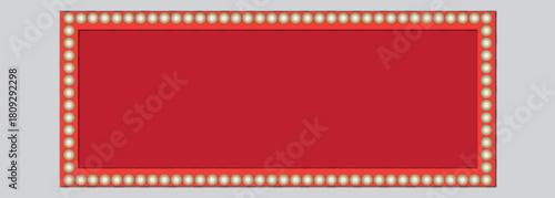 Vintage 35mm filmstrip frame with red hearts on a red and blue background with stars vector illustration