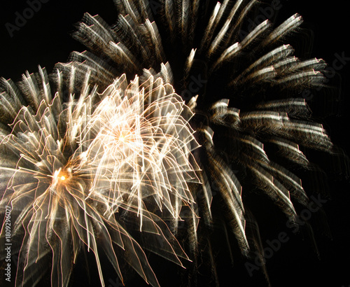 Obraz na płótnie Fireworks San Gionavi 2012