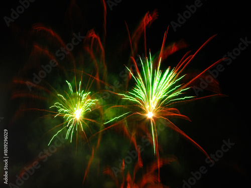 Obraz na płótnie Fireworks San Gionavi 2012