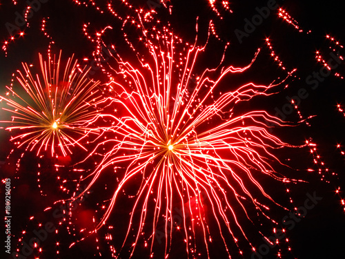Obraz na płótnie Fireworks San Gionavi 2012