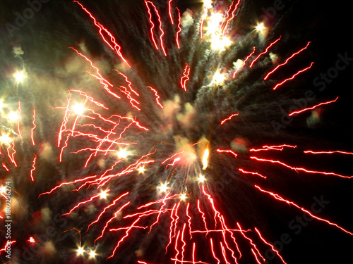 Obraz na płótnie Fireworks San Gionavi 2012